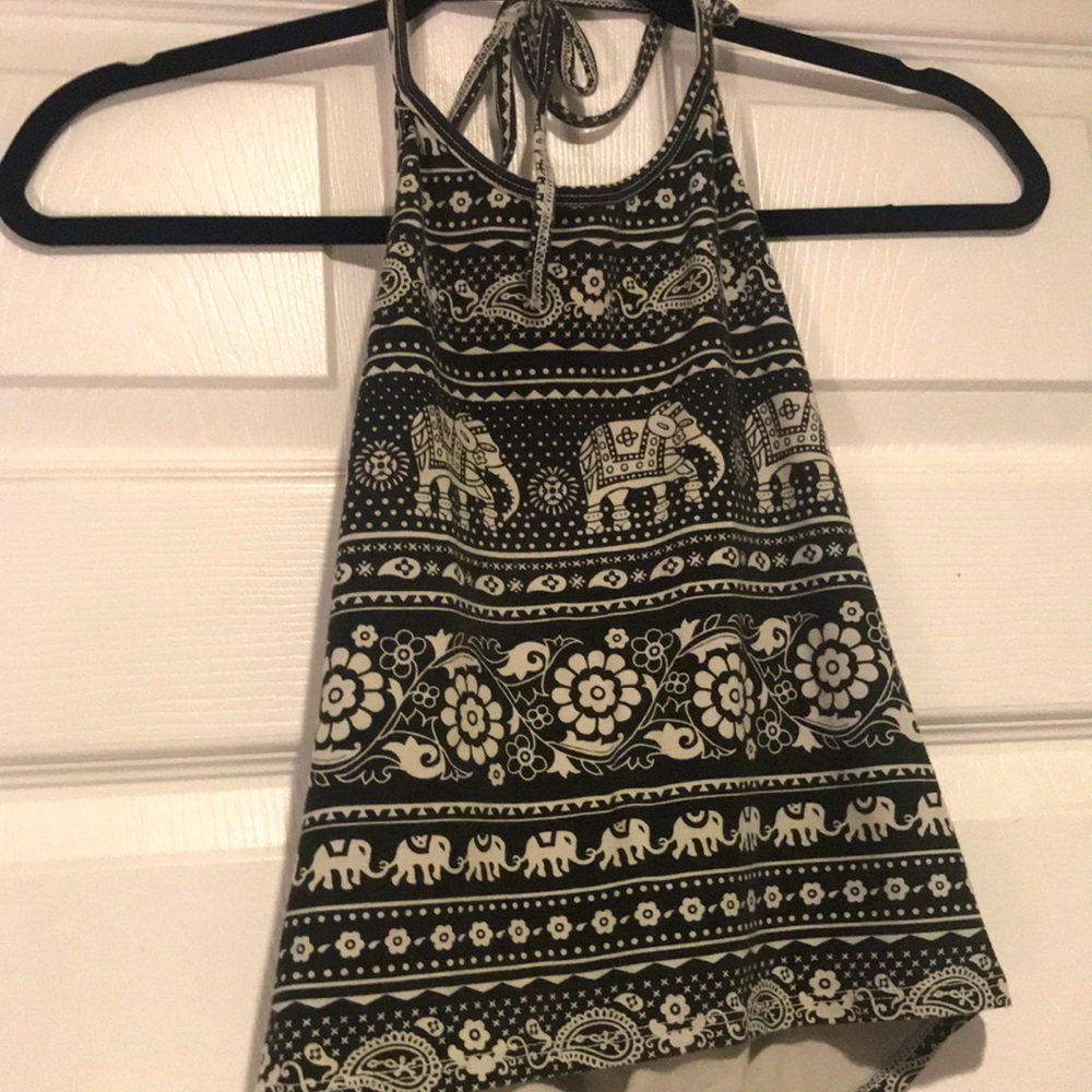 Faded Boho Halter Top